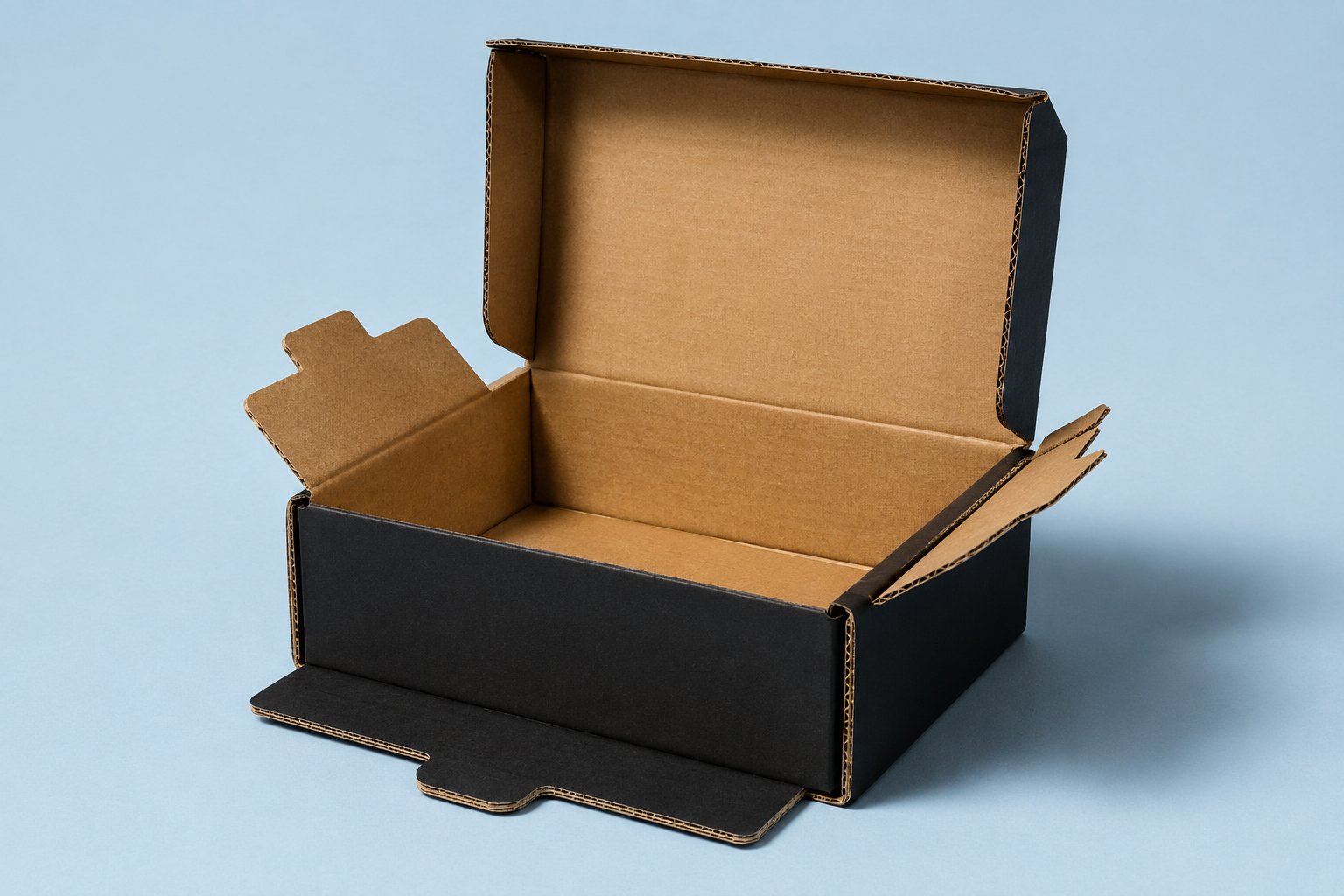 Roll End 3 Flap Lock Corrugated Box