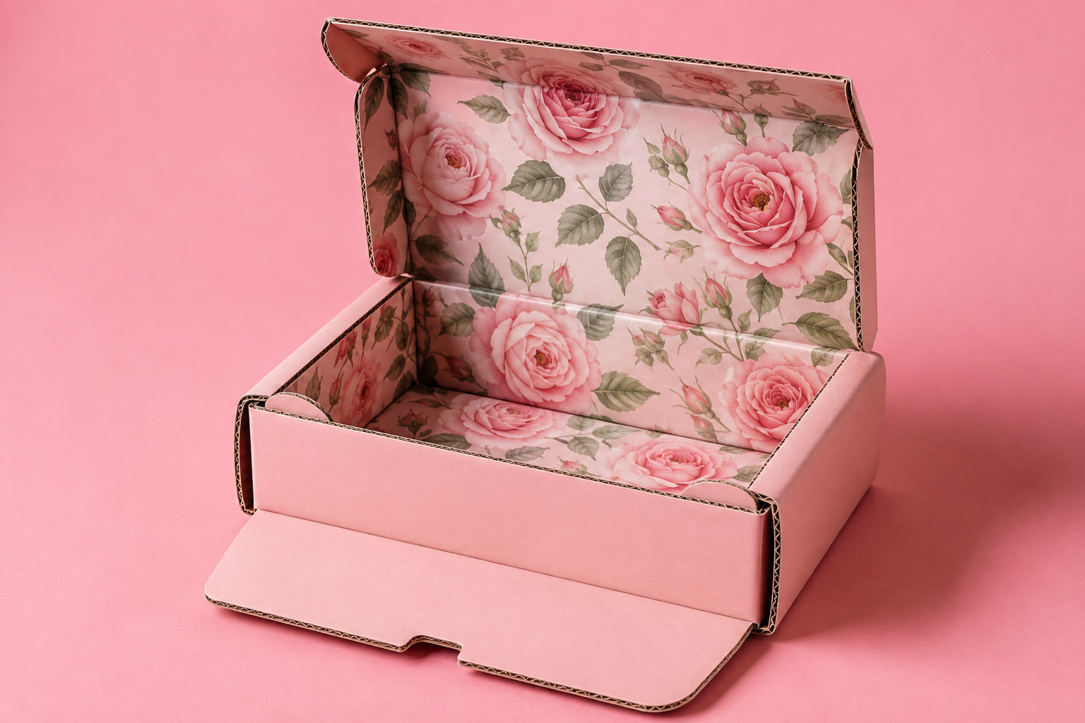 Roll End Tuck Front Corrugated Box