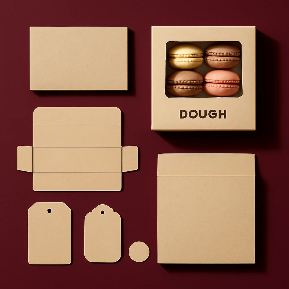 Kraft Macaron Boxes