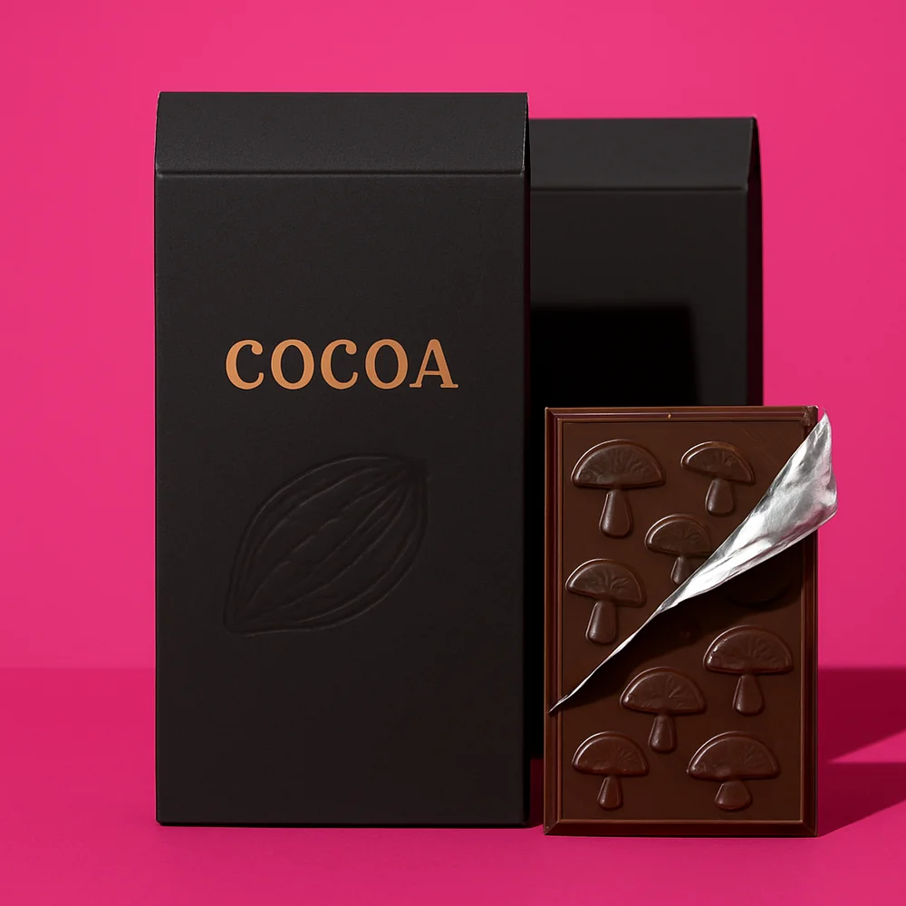 Mushroom Chocolate Bar Packaging